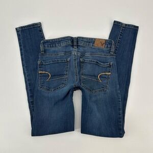 2000s American Eagle Outfitters low‎ rise skinny jeans y2k denim  Tagged size 2